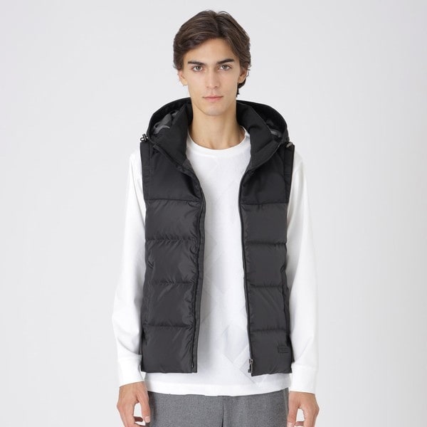 一部店舗限定】MORGANTI クレストブリッジチェックフーデッドコート