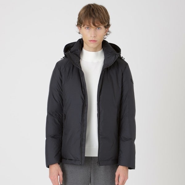 新品 ブラックレーベル クレストブリッジ チェック フーデッド コート 店舗限定】MORGANTI クレストブリッジチェックフーデッドコート