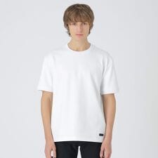 【BLACK lab.】エンボスシャドーチェックTシャツ