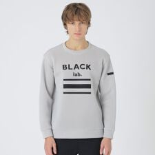 【BLACK lab.】ダブルラッセルグラフィックスウェットシャツ