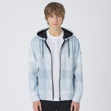 【BLACK lab.】ハニカムクレストブリッジチェックパーカー