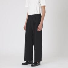 トリアセテートカルゼワイドトラウザーズ