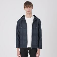 シャドーチェックカラミパーカー