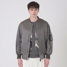 ガーメントウォッシュブリーチサテンMA-1