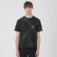 【BLACK lab.】バイアスクレストブリッジチェックTシャツ