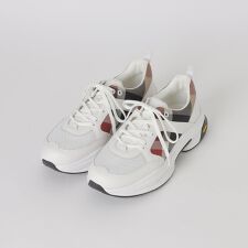 【BLACK.lab】レッドクレストブリッジチェックコンビビブラムスニーカー