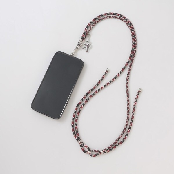 一部店舗限定】クレストブリッジチェックスマホショルダー | ブラック