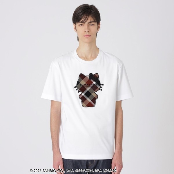 ハローキティコラボ】クレストブリッジチェックシルエットキティT