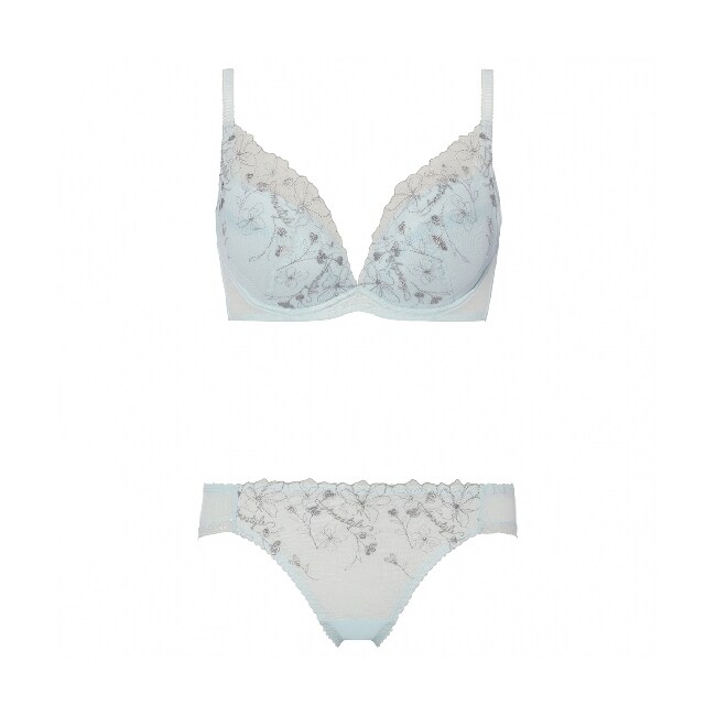 チャーミングラマー ブラ＆ショーツセット ラインアートステッチ