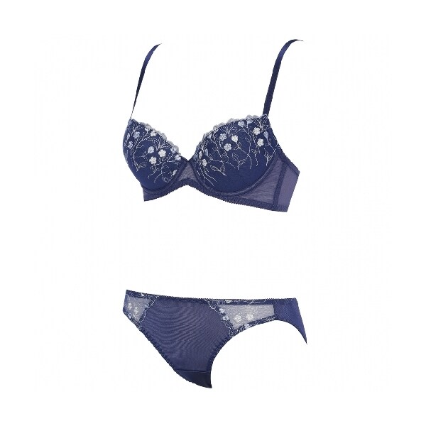 エントリーコレクション ブラ＆ショーツセット ライブリーフローラルズ