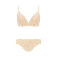 アモスタイル バイ トリンプ(AMOSTYLE by Triumph)の夢みるブラ ノンワイヤー ブラ＆ショーツセット ドリームデイリリー 1430 A-Dカップ