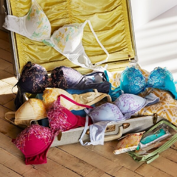 夢みるブラ(R) ノンワイヤー エアリー 世界の絶景 1465 E・Fカップ