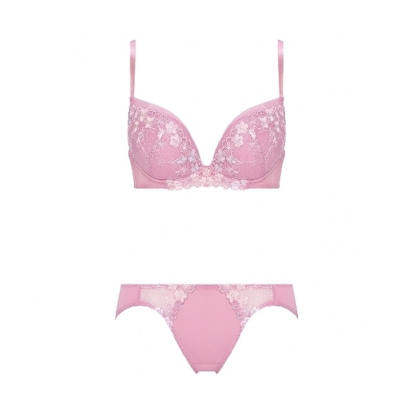 きゅっと寄せブラ ブラ＆ショーツセット スウィンギングブーケ 1440-2