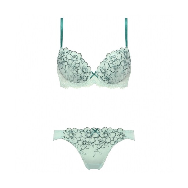 AMOSTYLEステッチ 1184 チャーミングラマー ブラ＆ショーツ