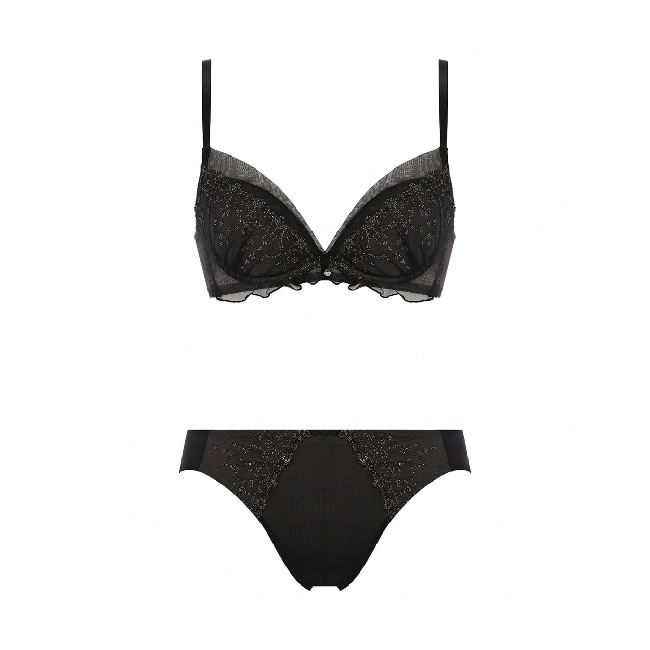 [�}���C]Daily AMOSTYLE �f�R���e�r���[�e�B�[�u�� �u�����V���[�c�Z�b�g 528�yE-F�J�b�v�z/�A���X�^�C�� �o�C �g�����v�iAMOSTYLE by Triumph�j M014�u���b�N