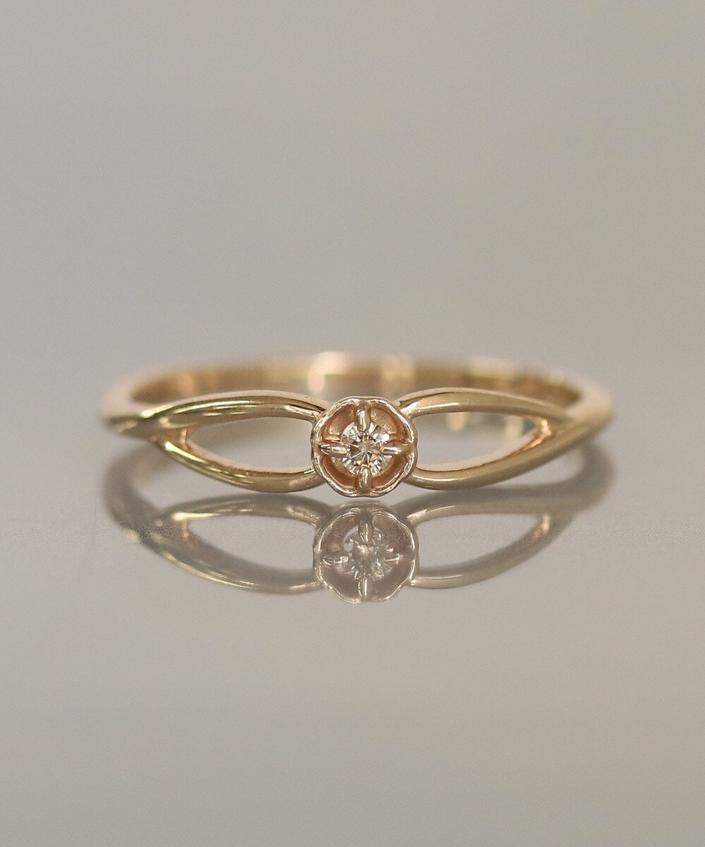 elle meme K10 アンデシン リング NOIR DE POUPEE（ノワールドプーペ） 指輪 リング elle meme K10