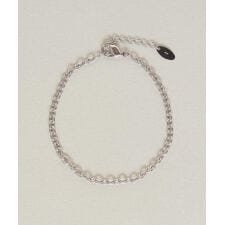 silver925 きざみ小豆チェーンブレスレット