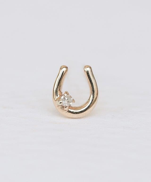 Noir de pupee k10 pierce フープ ノアールドプーペ K10 2連 フープピアス | ノワール ド プーペ(NOIR DE POUPEE