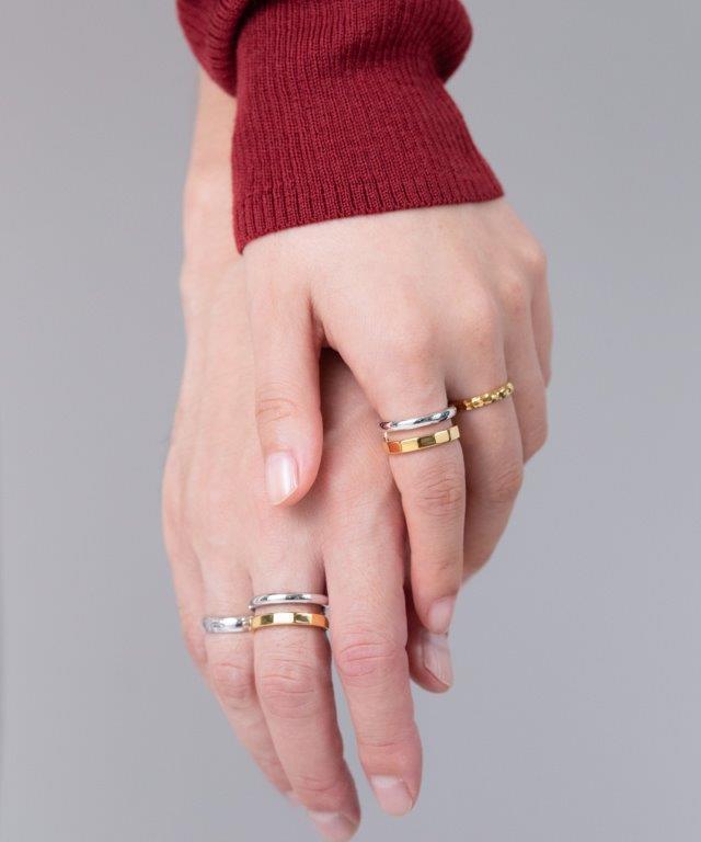 elle meme K10 アンデシン リング | ノワール ド プーペ(NOIR DE