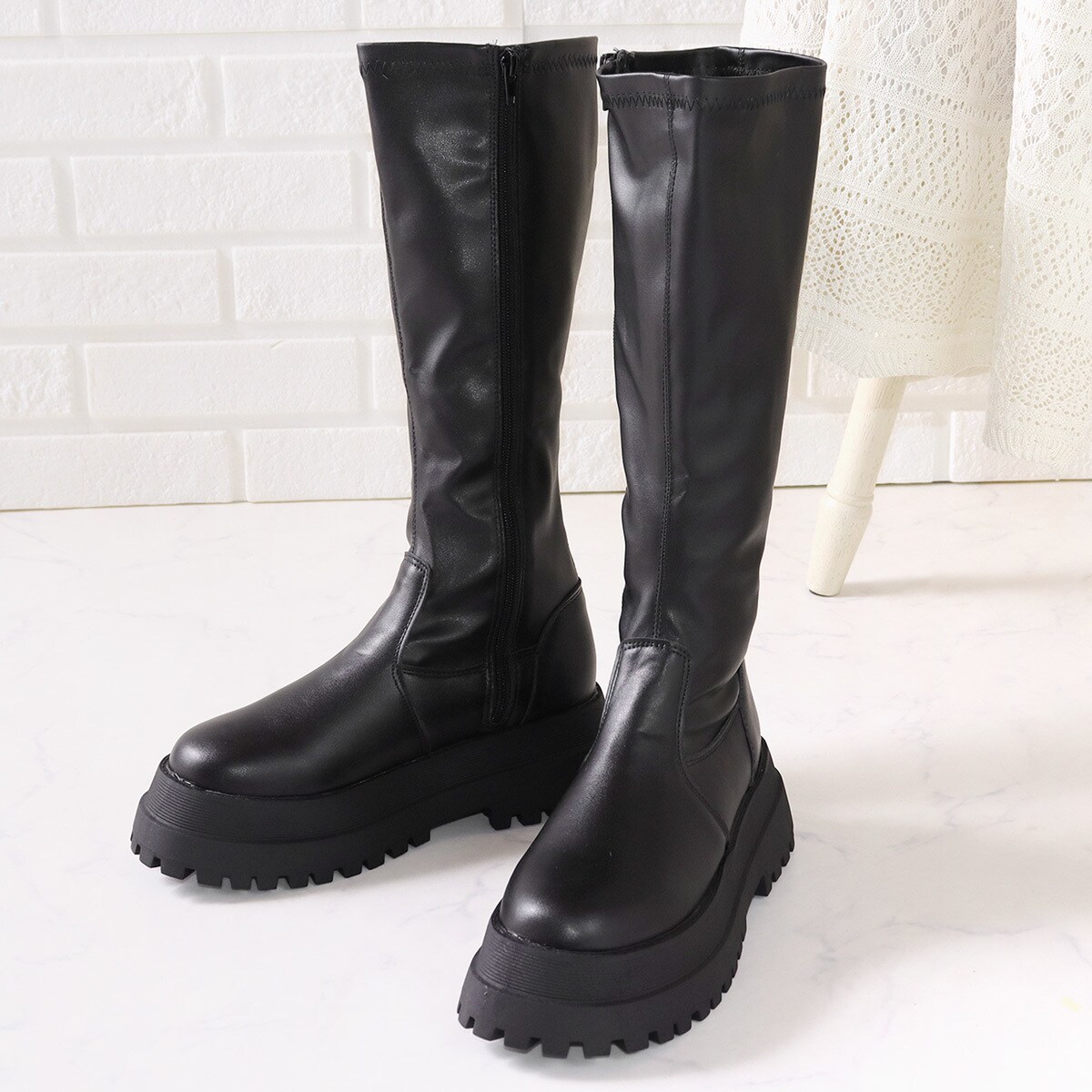 ☆厚底ストレッチロングブーツ☆1668 | ラブハンター(LOVE HUNTER