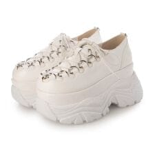 【25春夏新作】★Dリングレースアップ厚底スニーカー ★2210