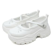 ラブハンター(LOVE HUNTER)の【25秋冬新作】★軽量厚底クロスストラップリボンスニーカー★2217