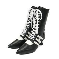 【26春夏新作】★ポインテッドトゥ　スニーカーデザインブーツ★2220