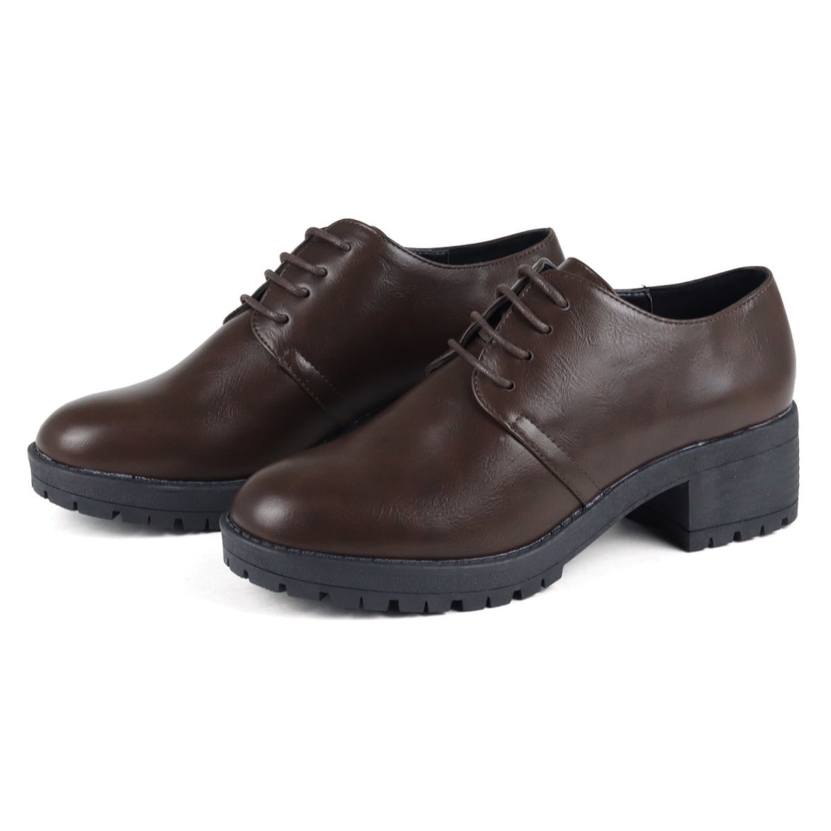 UNISEX」22.5～27cm ☆ウイングチップレースアップシューズ