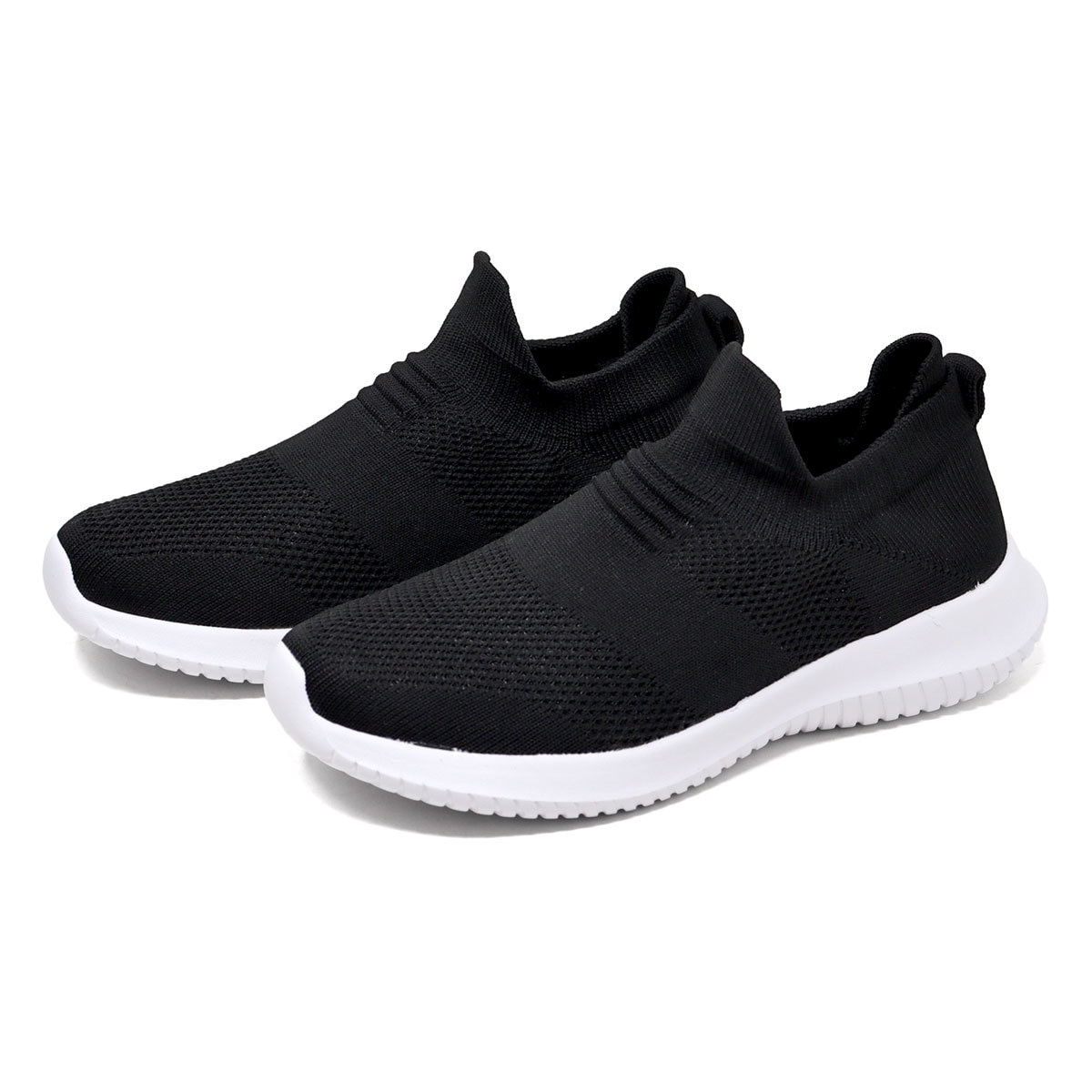 [�}���C]�uUNISEX�v22.5�`27.0cm�����y�ʃ\�[�� �j�b�g�X�j�[�J�[��3406/�T���G�[�v���X�t�F�~�j���iAAA+feminine�j �u���b�N