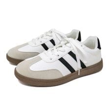 サンエープラスフェミニン(AAA+feminine)の【25秋冬新作】★軽量 ベーシック ダブルライン スニーカー★3717