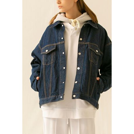 monkey time＞ DENIM TRUCKER JACKET  