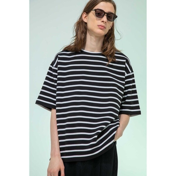 monkey time＞ RIPPLE BORDER TEE/Tシャツ | モンキータイム(monkey