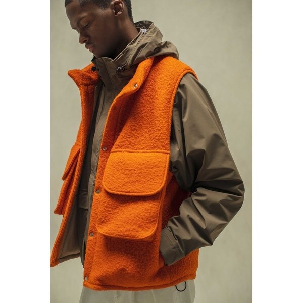 monkey time オレンジベスト monkey time＞ PDD CASENTINO VT/ベスト | モンキータイム(monkey time