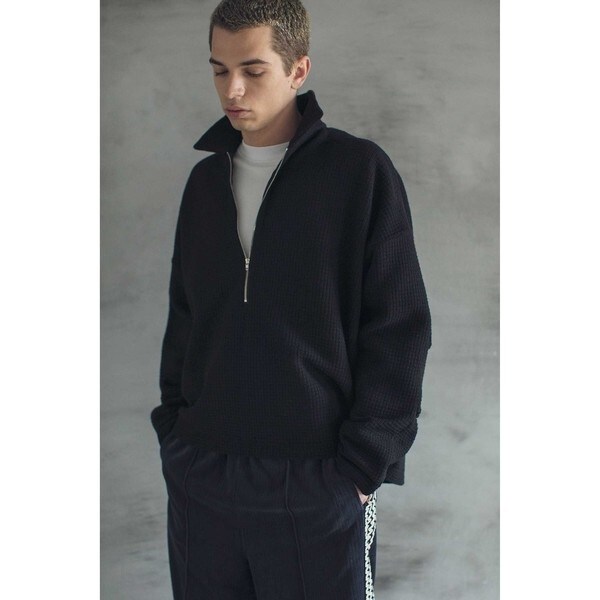 monkey time＞ LINKS JQD HALF ZIP PL/カットソー | モンキー