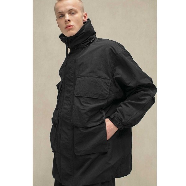 ＜monkey time＞ CHECK MELTON ステンカラ―コート monkey time＞ CHECK MELTON SOUTIEN COLLAR COAT/ステンカラ