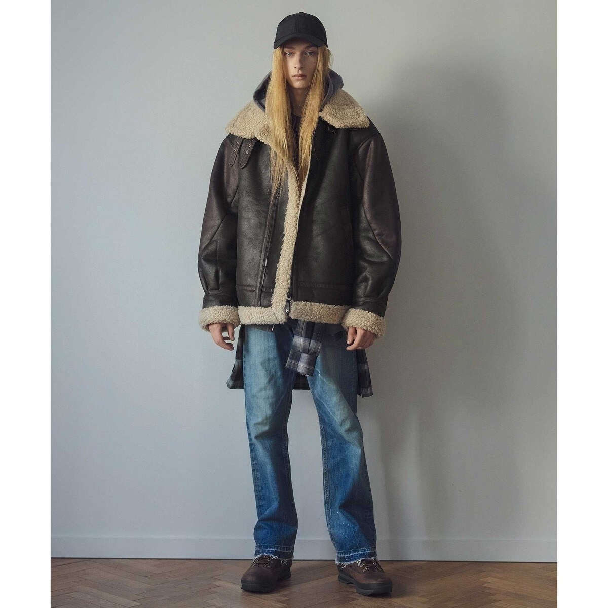 新品未使用 monkey time MT FAUX MOUTON B-3 monkey time＞ フェイク ムートン B-3 ジャケット | モンキータイム