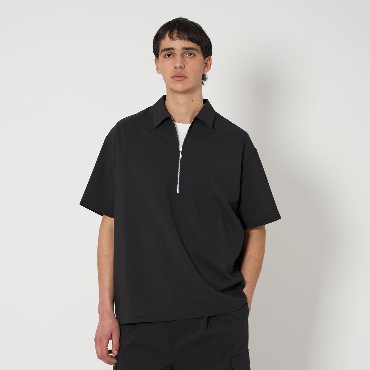 monkey time＞ RASCHEL LACE BASEBALL SHIRT/シャツ | モンキー