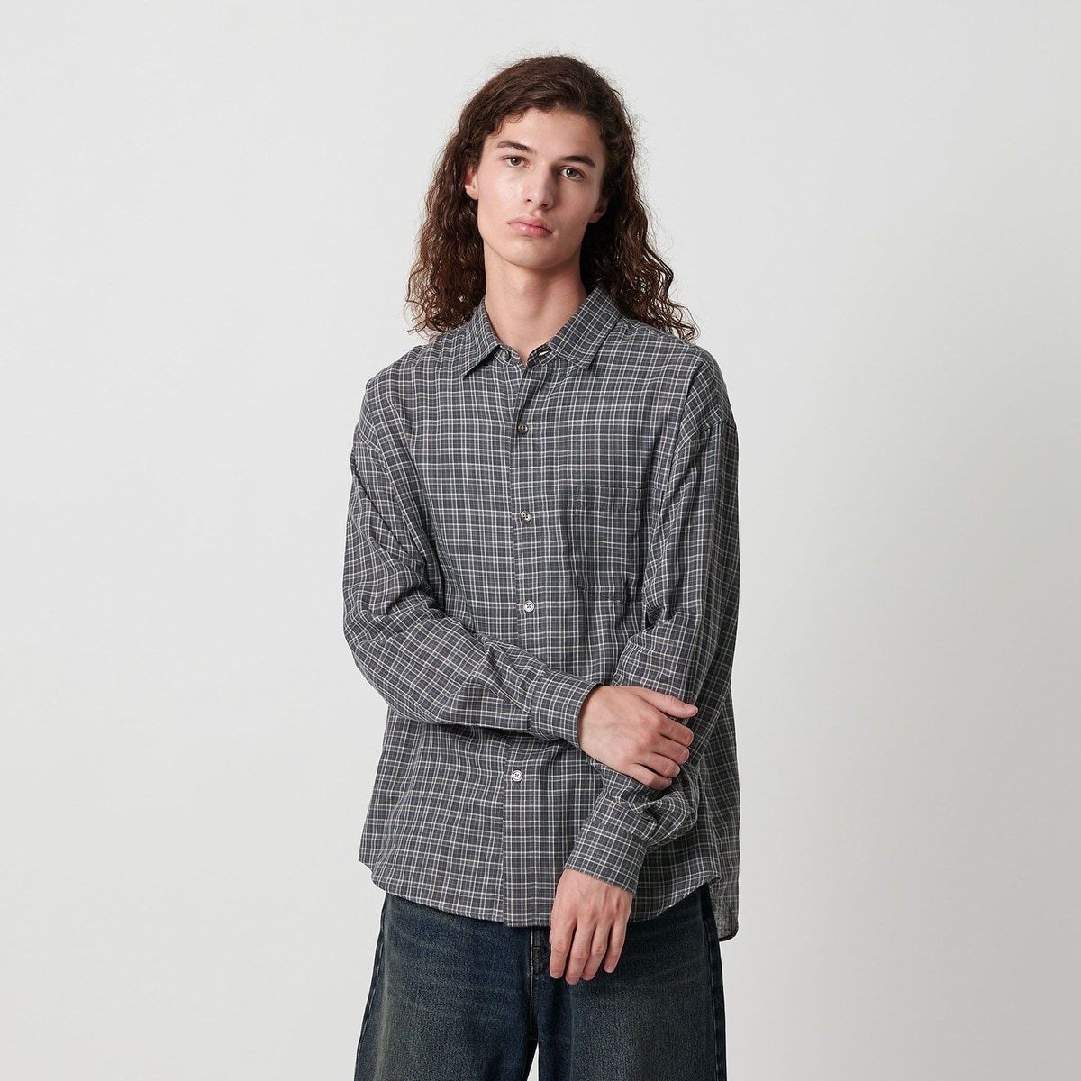 ダブルガーゼ チェック シャツ | モンキータイム(monkey time