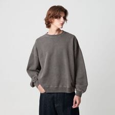 ドルマンスリーブ クルーネック スウェット