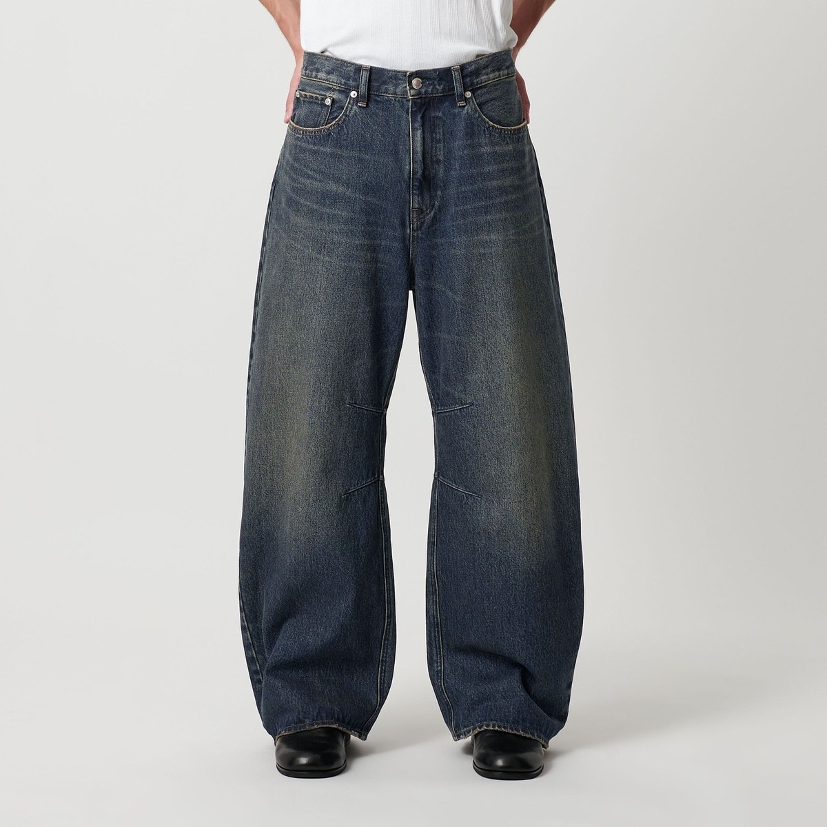 ハイツイスト ツイル 2P ワイド パンツ | モンキータイム(monkey time