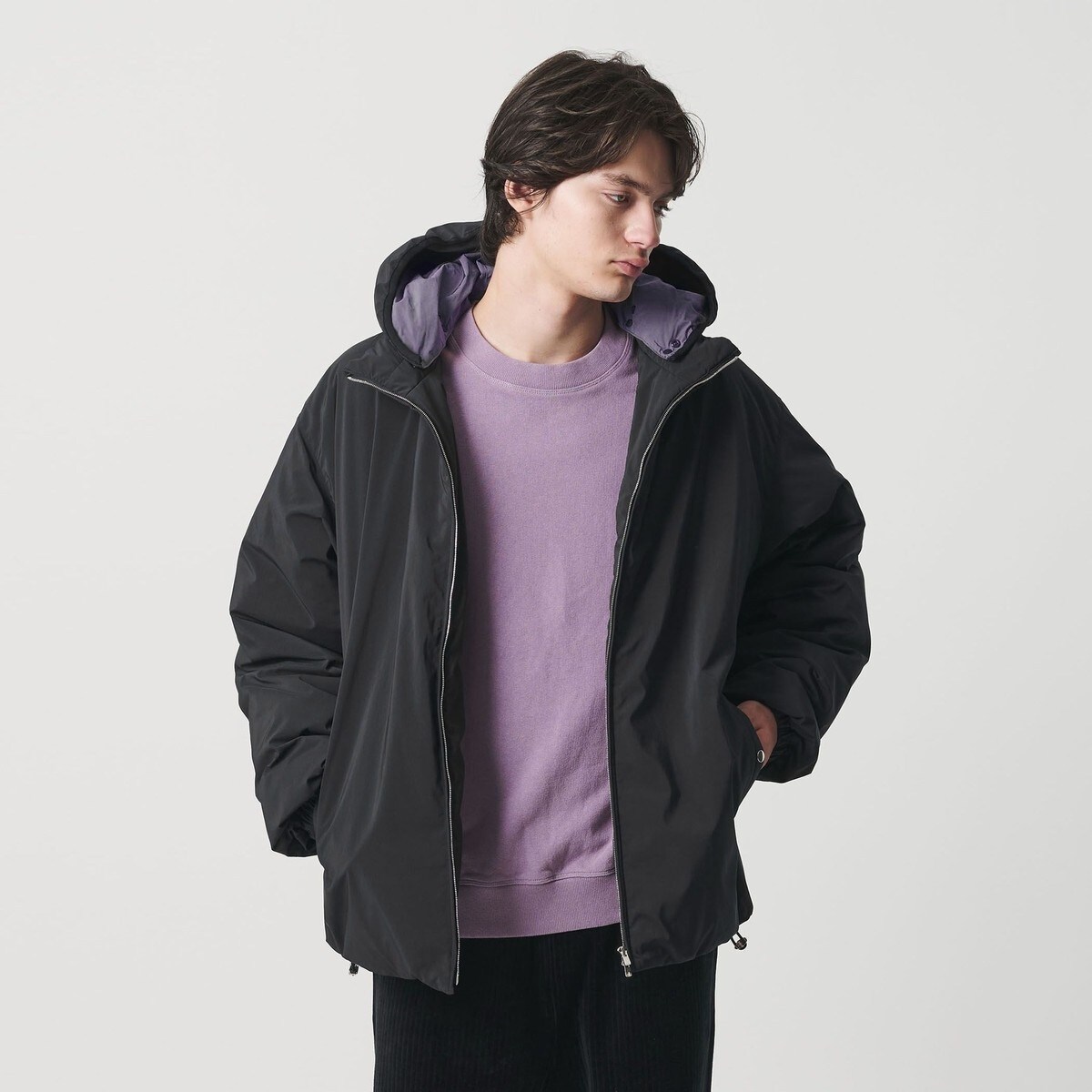 monkey time＞ フェイク ムートン B-3 ジャケット | モンキータイム