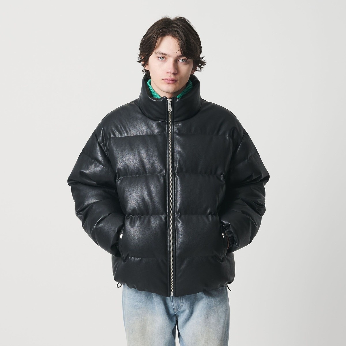 【美品 リングジップ】完売 モンキータイム ファー ジップジャケット A.P.C monkey time＞ TR MINI CHECK CROPPED COAT/ジャケット | モンキー