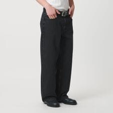 デニム ローライズ バギー パンツ