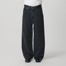 オーバーダイ デニム バギー パンツ シーズナル