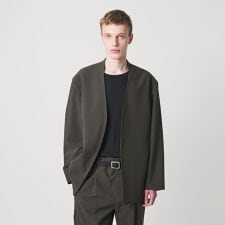 RENU TROシリーズ ラペルレス ジャケット -セットアップ対応-