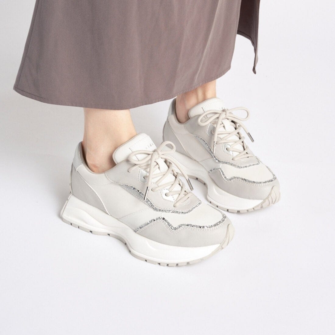 25秋冬新色】グリッターボリュームスニーカー/Phobos | ルシーダ