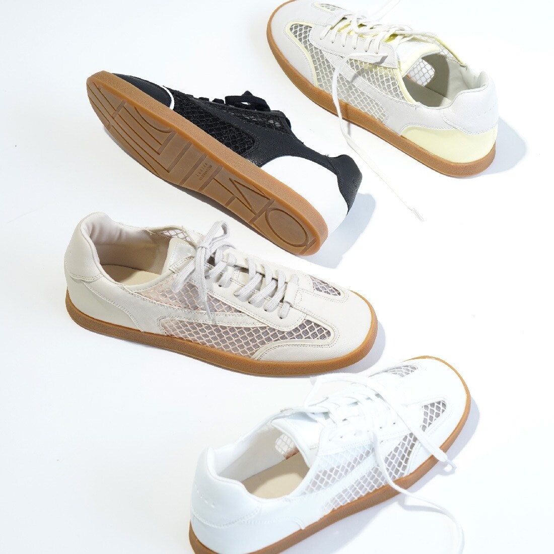 25春夏新作】Veritate/メッシュローヒールスニーカー | ルシーダ