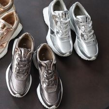 ルシーダ(Lucida)の【25秋冬新作】メタリック厚底スニーカー/Alnair