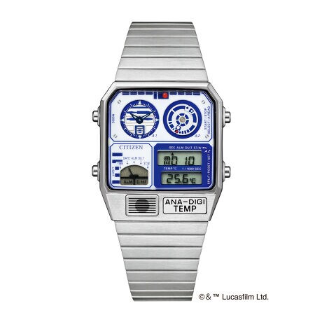 CITIZEN レコードレーベル「スター・ウォーズ」限定【R2-D2】JG2117 