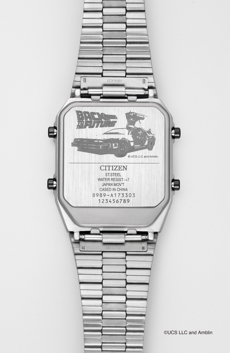 citizen シチズン JG2136-65A バックトゥザフューチャー 限定 RECORD LABEL シチズン レコードレーベル アナデジテンプ バック